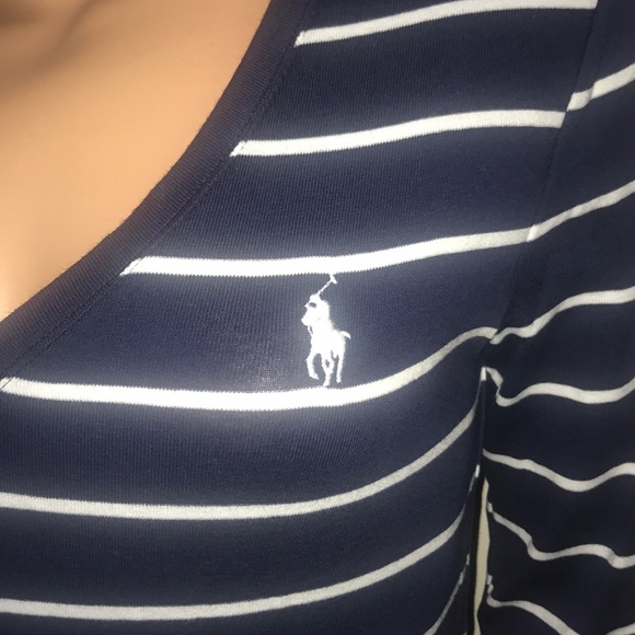 POLO RALPH LAUREN WOMEN’S LONG SLEEVES PERFECT TEE - Picture 2 of 2